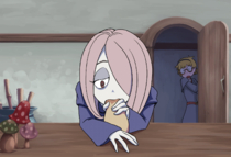 Animated Little_Witch_Academia Sucy_Manbavaran // 1600x1087 // 2.9MB // gif