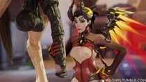 3D Animated Mercy Overwatch wiloh95 // 3840x2160 // 11.8MB // mp4