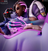 3D Blender Overwatch Sombra Widowmaker fireboxstudio // 1102x1152 // 680.4KB // jpg