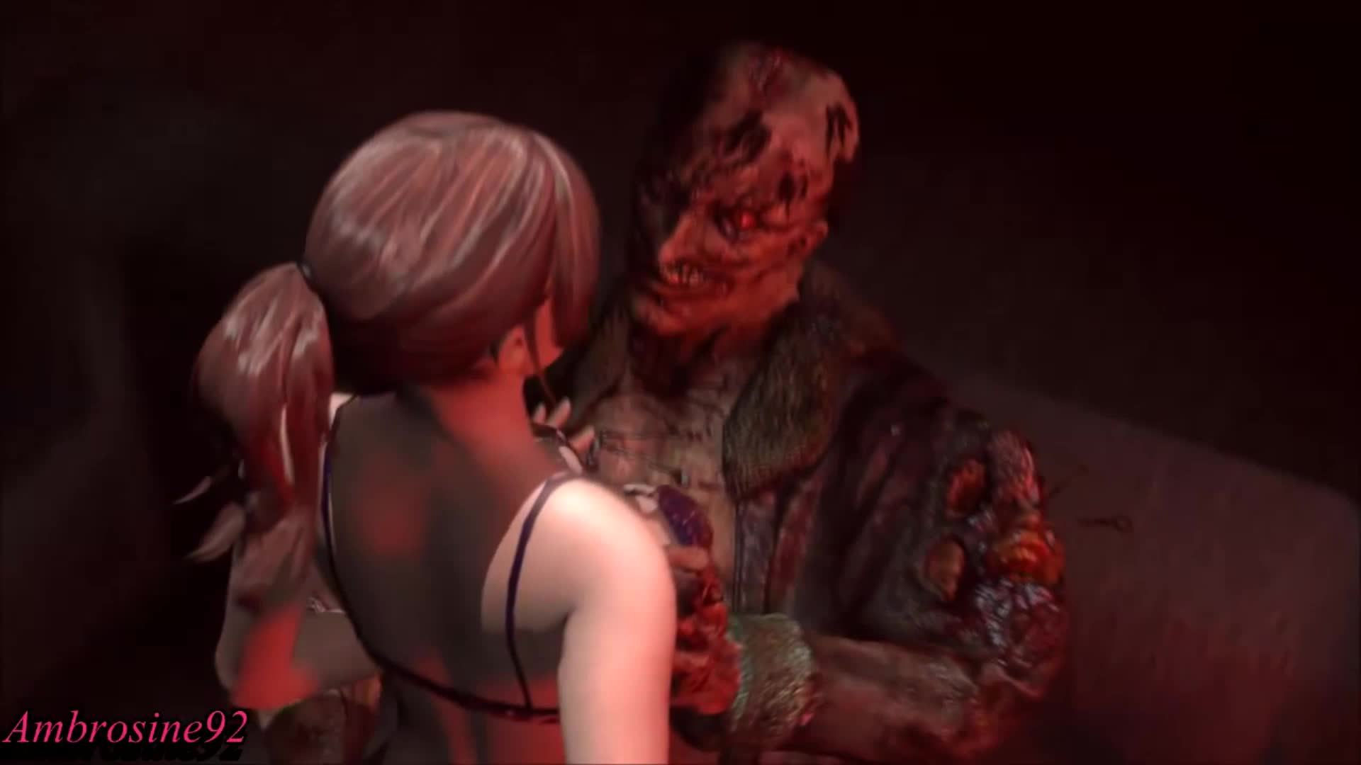 3D AmbrosineSFM Animated Claire_Redfield Resident_Evil Zombie(s) // 1920x1080 // 12.1MB // mp4