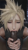 3D Animated Blender Cloud_Strife Final_Fantasy_VII_Remake MsLewd Sound // 608x1080, 18.1s // 6.1MB // mp4