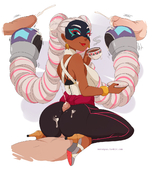 Arms Twintelle merunyaa // 1100x1224 // 850.1KB // png
