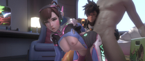 3D D.Va FraxXLR Overwatch Tracer // 1792x756 // 1.3MB // png