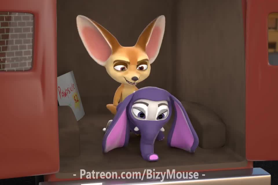 3D Animated BizyMouse Finnick Judy_Hopps Zootopia // 960x640 // 1.0MB // webm