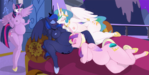 My_Little_Pony_Friendship_Is_Magic Princess_Cadance Princess_Celestia Princess_Luna Twilight_Sparkle uncle-loko // 1280x646 // 418.7KB // png