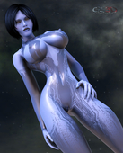 3D Cortana GunnerSteve3D Halo // 1612x2000 // 2.2MB // png