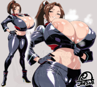 King_of_Fighters Mai_Shiranui jabara_tornado // 698x627 // 419.3KB // png