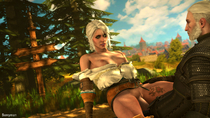 Bomyman Ciri Geralt_of_Rivia Source_Filmmaker The_Witcher The_Witcher_3:_Wild_Hunt // 3840x2160 // 4.4MB // jpg