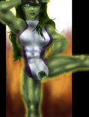 Avengers Marvel_Comics She-Hulk_(Jennifer_Walters) black_eyes // 460x600 // 270.0KB // png