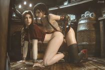 3D Aeris_Gainsborough Blender Ceeeeekc Final_Fantasy_VII_Remake Sound Tifa_Lockhart // 3840x2560 // 3.9MB // jpg