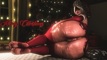 3D Android_2B Christmas IcyShadow Nier_Automata // 3840x2160 // 811.4KB // jpg