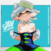 Marie_(Splatoon) Soy-Chan Splatoon // 2126x2126 // 6.2MB // jpg