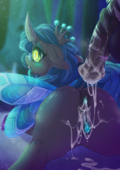 DimWitDog My_Little_Pony_Friendship_Is_Magic Queen_Chrysalis // 2474x3500 // 6.2MB // png