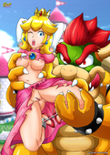 Bowser Princess_Peach Super_Mario_Bros // 1300x1821 // 909.2KB // jpg