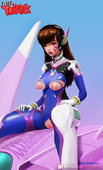 D.Va Littleheros Overwatch // 900x1482 // 1.2MB // png