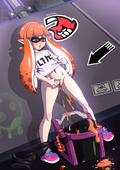 Galdelic Inkling Splatoon // 2480x3507 // 4.0MB // png