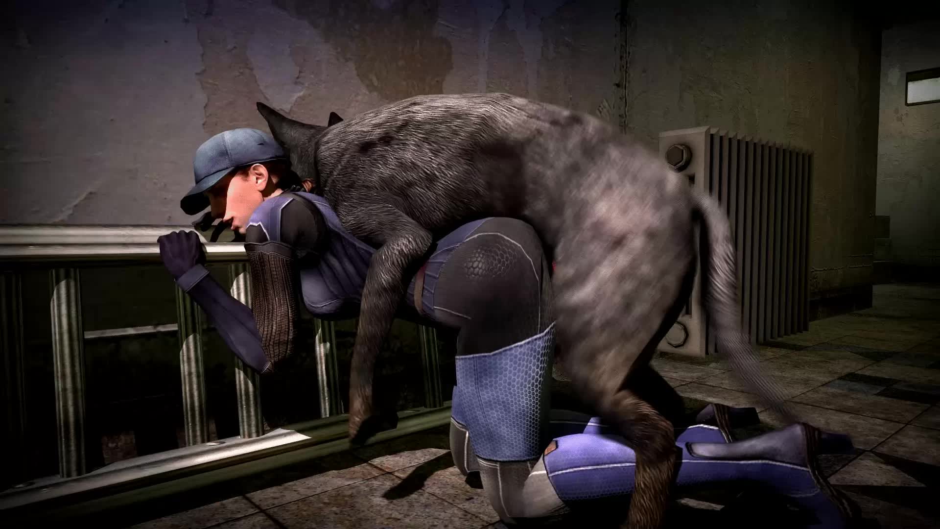 3D Animated Dog(s) Jill_Valentine Resident_Evil noname55 // 1920x1080 // 541.2KB // webm