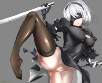 Android_2B Nier_Automata gero // 1000x813 // 609.5KB // png