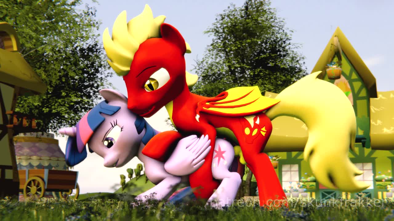 3D Animated My_Little_Pony_Friendship_Is_Magic Source_Filmmaker Twilight_Sparkle skunkfrakker // 1280x720 // 10.5MB // webm