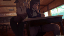 Animated Hanako_Ikezawa Katawa_Shoujo Lilly_Satou SaltyIceCream // 960x540 // 1.3MB // gif