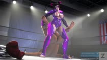 3D Animated Juri_Han Source_Filmmaker Street_Fighter Zeta_Saint // 1920x1080 // 1.2MB // webm