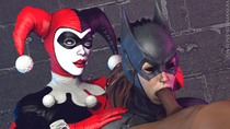 3D Barbara_Gordon Batgirl Batman_(Series) DC_Comics Harley_Quinn Source_Filmmaker Venomous_Sausage // 1280x720 // 271.2KB // jpg