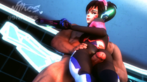 3D Animated D.Va Nithes Overwatch // 1920x1080, 20.2s // 7.9MB // mp4