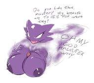 Haunter_(Pokémon) Pokemon // 1093x971 // 468.3KB // png