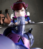 3D Blender D.Va Overwatch Widowmaker threezxc // 2684x3092 // 633.5KB // jpg