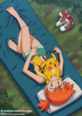 Misty Pikachu Pokemon The_Dark_Mangaka // 724x1023 // 911.5KB // png