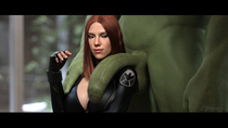 3D Avengers Black_Widow_(Natasha_Romanova) Hulk Marvel_Comics Natasha_Romanova Otacon_(Artist) // 3840x2160 // 4.0MB // jpg