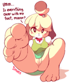 Animal_Crossing Animated Isabelle diives // 1000x1200 // 553.3KB // gif
