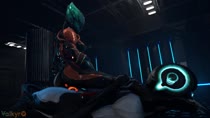 3D Animated ValkyrQt Warframe // 1280x720 // 11.6MB // mp4