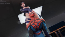 3D Animated Marvel_Comics Marvel_Rivals MinkoAnimation Psylocke Sound Spider-Man Spider-Man_(Series) X-Men // 1280x720, 82.4s // 10.9MB // mp4