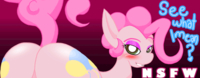 Animated Aulann My_Little_Pony_Friendship_Is_Magic Pinkie_Pie // 500x194 // 248.9KB // gif