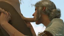 3D Animated Blender Ciri Ent_Duke The_Witcher_3:_Wild_Hunt // 1280x720 // 11.7MB // webm