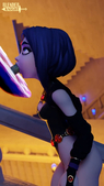 3D Animated Blender DC_Comics Raven Teen_Titans blenderknight // 720x1280, 56.6s // 5.6MB // mp4