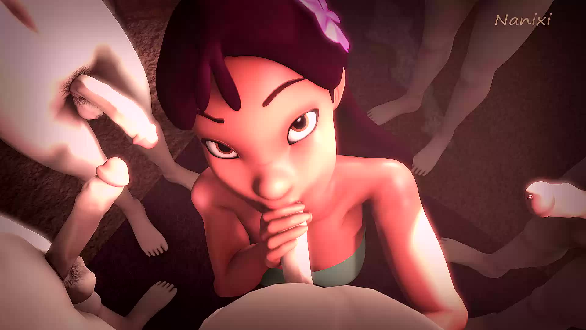 3D Animated Lilo_and_Stitch Nani_Pelekai Source_Filmmaker nanixi // 1920x1080 // 977.5KB // webm