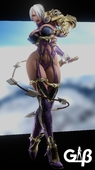 3D Blender Ivy_Valentine Soul_Calibur generalbutch // 2160x3857 // 1.0MB // jpg