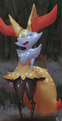 Braixen_(Pokemon) Pokemon // 800x1563 // 1.0MB // jpg