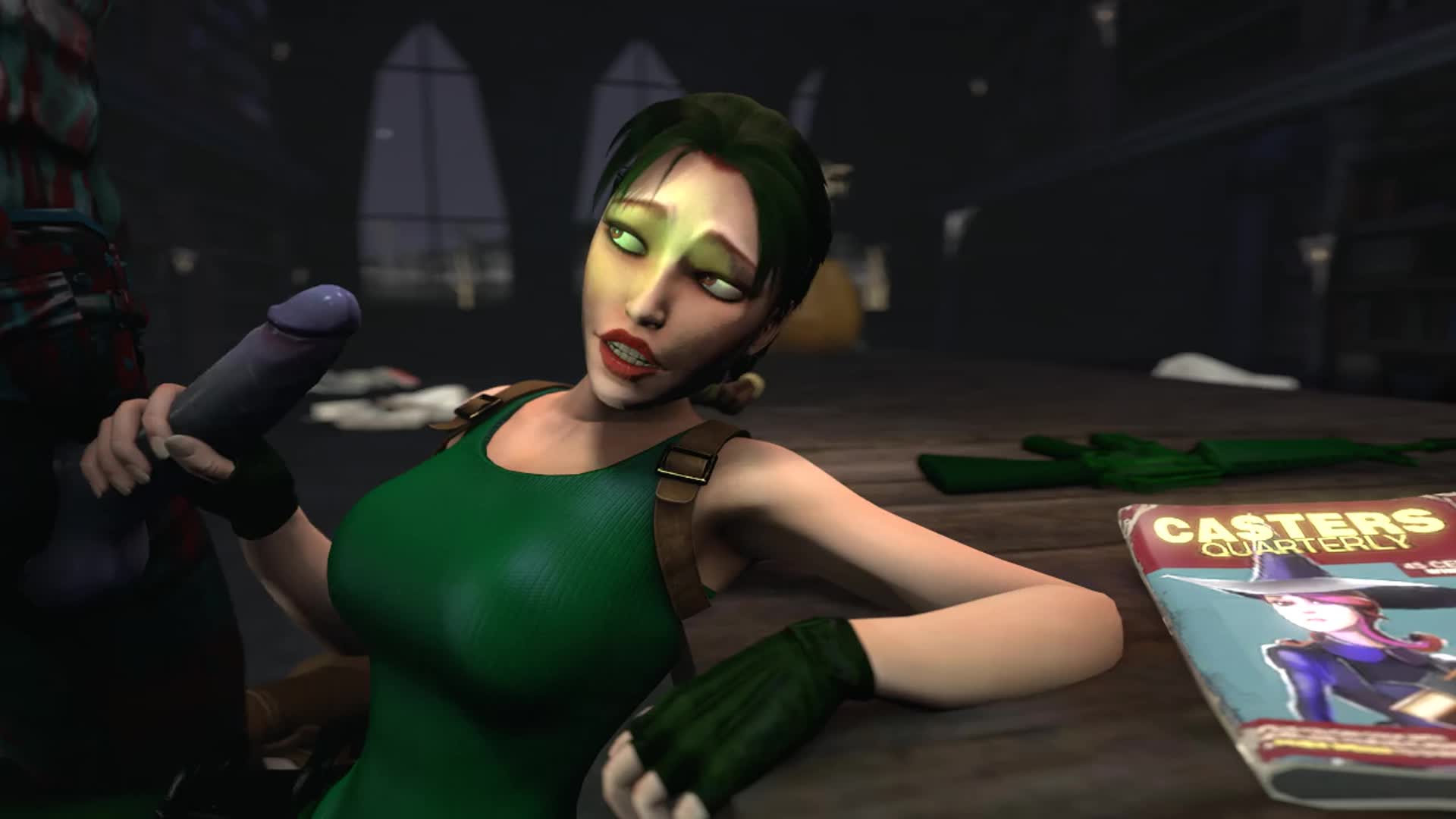 Animated Lara_Croft Source_Filmmaker Tomb_Raider // 1x1 // 1.1MB // webm