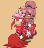 Adventures_of_Sonic_the_Hedgehog Julie-Su Knuckles_the_Echidna Lara-Su TheOtherHalf // 799x874 // 334.6KB // png