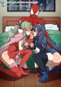 Crossover Fire_Emblem Lucina Marvel Spider-Man Spider-Man_(Series) The_Dark_Mangaka // 724x1023 // 981.7KB // png