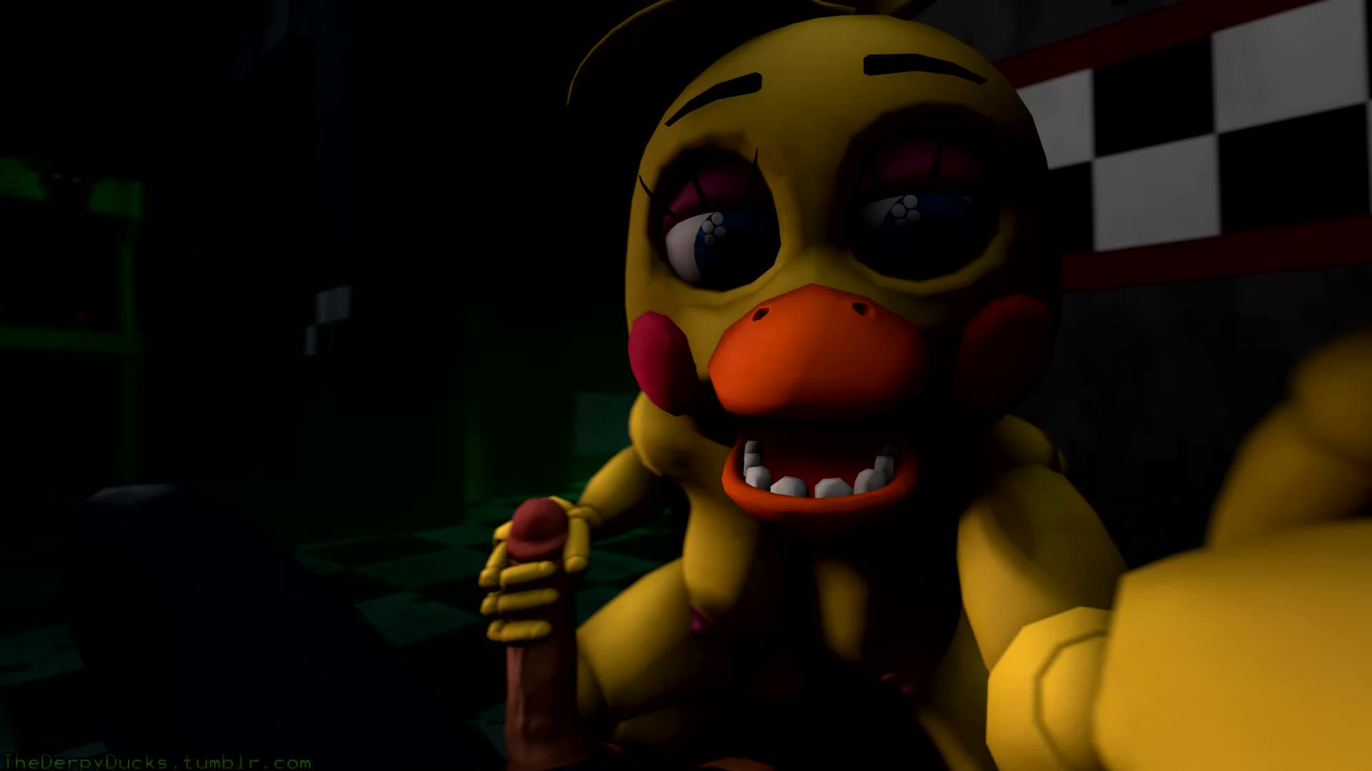 3D Animated Chica_(Five_Nights_at_Freddy's) DerpyDuck Five_Nights_at_Freddy's Source_Filmmaker // 1920x1080 // 885.5KB // webm