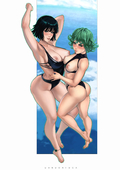 Fubuki One_Punch_Man Tatsumaki dandonfuga // 3400x4808 // 745.7KB // jpg