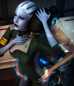 3D Asari Asarimaniac Commander_Shepard Femshep Liara_T'Soni Mass_Effect // 1300x1500 // 1.2MB // jpg