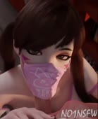 3D Animated Blender D.Va No1nsfw Overwatch Sound // 498x606 // 582.4KB // mp4