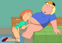 Animated Chris_Griffin Family_Guy Lois_Griffin // 1504x1044 // 660.1KB // gif