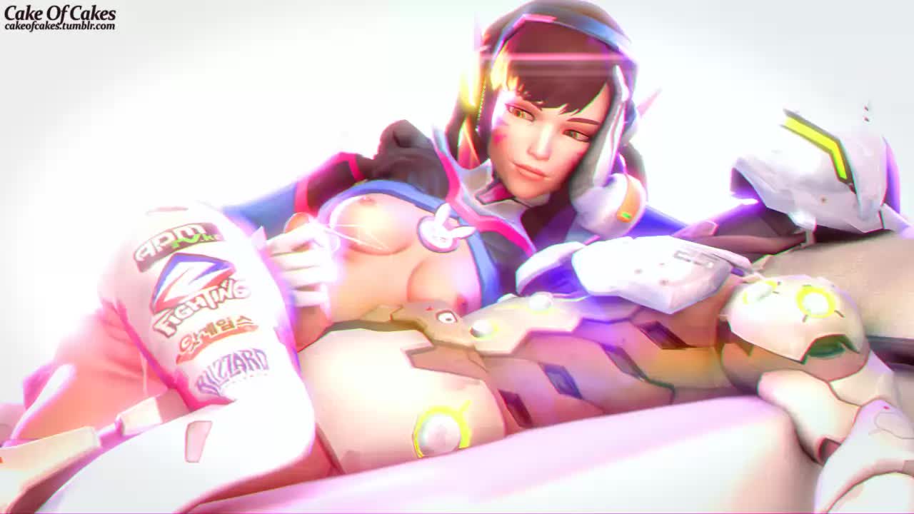 3D Animated D.Va Genji Overwatch Source_Filmmaker cakeofcakes // 1280x720 // 860.7KB // webm