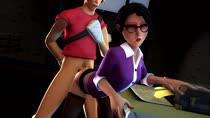 3D Animated Miss_Pauling Scout Source_Filmmaker Team_Fortress_2 riversizd // 1280x720 // 9.7MB // webm